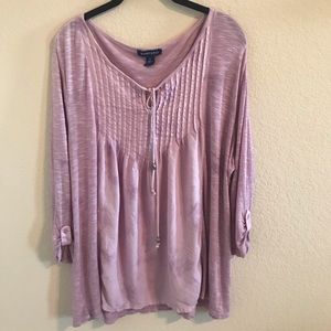 Bandolino Tie Dye purple top flowy Size Xlarge
